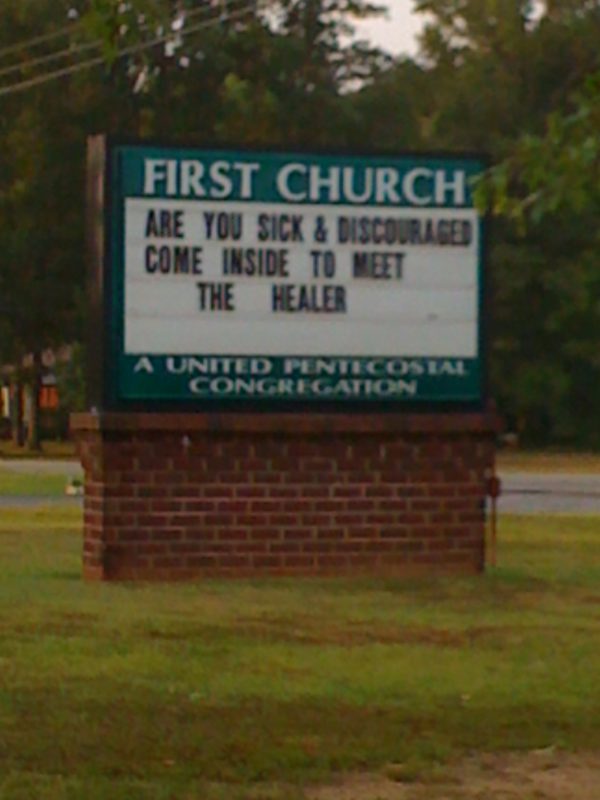 Crummy Church Signs