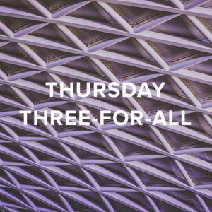 Thursday Three For All: Reactions, Rituals, and Rainbow Sprinkles