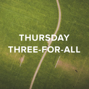 Thursday Three For All: Used Bookstores, After-Action Reviews, And A Sheep In A Swing