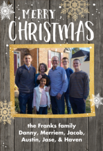 Merry Christmas From The Franks Family!